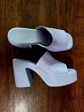 ALDO Lilac Slide Platform Sandals - Women's